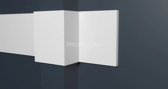 Молдинг Decor-Dizayn DD12 полистирол белый, под покраску 99х8х2000 мм