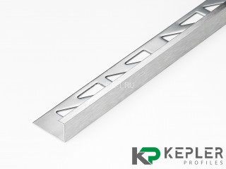 L-профиль 10х5 мм из нержавеющей стали SS 304 FSBP130-10 S S.S.304 сатинированный 2.7 м