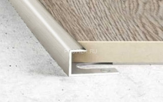 Алюминиевый П-профиль торцевой гибкий Effector S 93 07-инокс 8х10 мм 2,5 м Алюминиевый П-профиль торцевой гибкий Effector S 93 07-инокс 8х10 мм 2,5 м