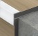 Алюминиевый профиль F-образный для плитки ПФ-10 белый муар  2,7 м