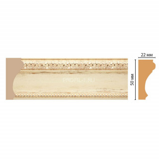 Молдинг DECOMASTER 151-1028 (50x22x2400) цвет Бежевый антик Молдинг DECOMASTER 151-1028 (50x22x2400) цвет Бежевый антик