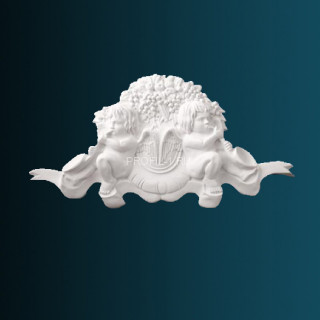 Декоративное панно Perfect P1004 белый полиуретан 540х1074х80 мм