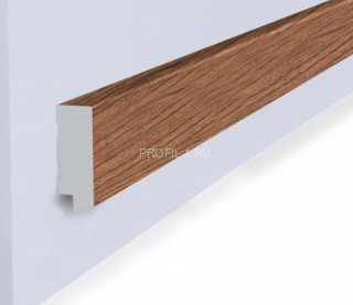 Финишный молдинг для панелей Hiwood LF124B BR396 под дерево 31х12 мм 2,7 м Финишный молдинг для панелей Hiwood LF124B BR396 под дерево 31х12 мм 2,7 м