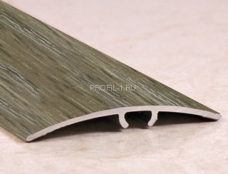 Алюминиевый порог ламинированный разноуровневый 41 мм ПО-41 206 Дуб канадский 2,7 м Алюминиевый порог ламинированный разноуровневый 41 мм ПО-41 206 Дуб канадский 2,7 м