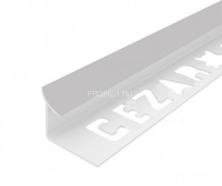 Внутренний угол ПВХ закладной для плитки 9 мм Cezar 202 Серебряный 2,5 м (10 штук) Внутренний угол ПВХ закладной для плитки 9 мм Cezar 202 Серебряный 2,5 м (10 штук)