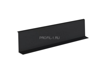 Алюминиевый напольный плинтус Laconistiq Adhesive 62 мм черный 3м Алюминиевый напольный плинтус Laconistiq Adhesive 62 мм черный 3м
