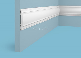 Молдинг Cosca MX-032 белый полистирол 11х70 мм 2м