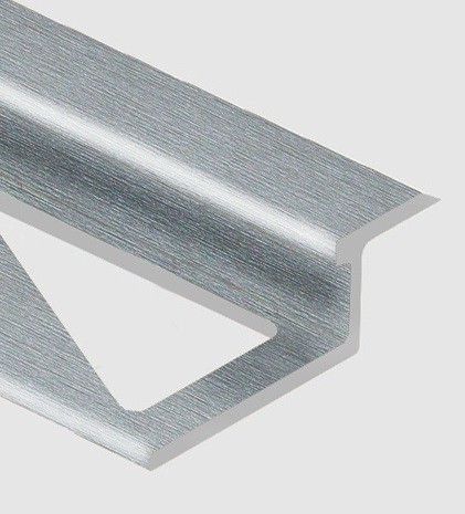 Профиль Z-образный 10 мм алюминий PV46-03 серебро блестящее 2,7 м
