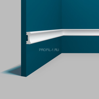 Декоративный молдинг Перфект Плюс P136-2800 белый ударопрочный 14х33 мм 2.8 м