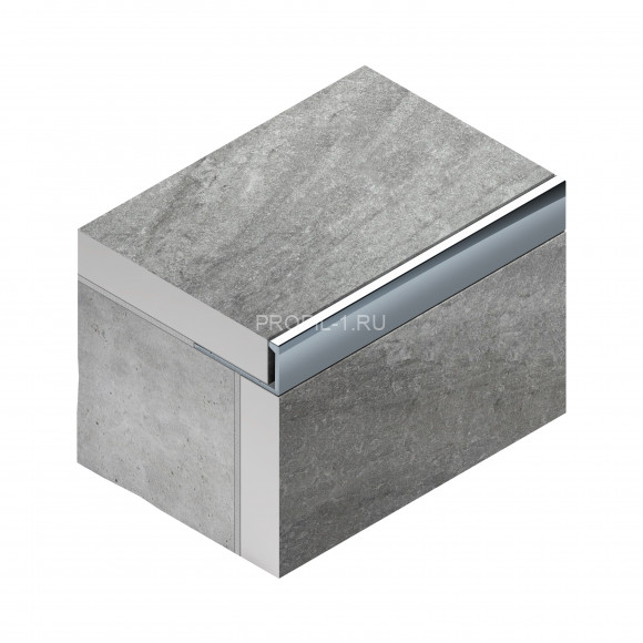 L-профиль алюминиевый 10 мм NEEXY PV02-46 BBL-D черный блестящий браш 2.7 м