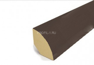 Галтель ПВХ Lemal выпуклая 14х14 мм Цвет 0525 Под дерево 2,5 м