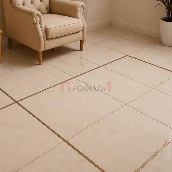 Латунный П-образный профиль PU 208 OA 8х20х8 антик 2,7м