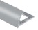 Алюминиевый С-образный профиль 8 мм PV16-34 темно-серый Ral 7000 2,5 м