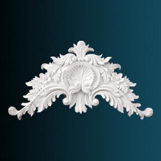 Декоративный орнамент Перфект P1002 белый 385х732х75 мм