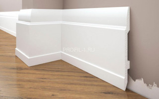 Напольный плинтус 144 мм Cezar Elegance LPC-25 белый 2,44 м Напольный плинтус 144 мм Cezar Elegance LPC-25 белый 2,44 м