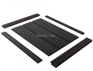 Финишный молдинг для панелей Hiwood LF124B BR395K под дерево 31х12 мм 2,7 м Финишный молдинг для панелей Hiwood LF124B BR395K под дерево 31х12 мм 2,7 м