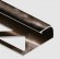 Профиль для плитки С-образный алюминий 8 мм PV13-07 бронза блестящая 2,7 м