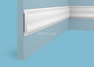 Молдинг Cosca MX-033 белый полистирол 14х76 мм 2м