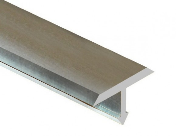 Профиль Т-образный 26 мм алюминий плоский PV39-01 полированный 3,0 м