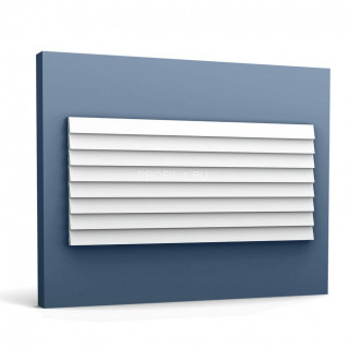 Декоративная стеновая панель 3D Orac Decor WX204 белая полиуретан 16х250 мм 2м