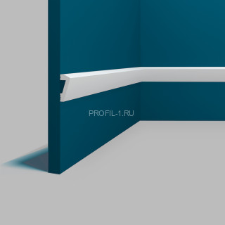 Декоративный молдинг Перфект Плюс P138-2800 белый ударопрочный 14х33 мм 2.8 м