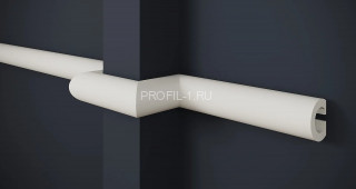 Молдинг Decor-Dizayn DD634 полистирол белый, под покраску 30х23.2х2000 мм