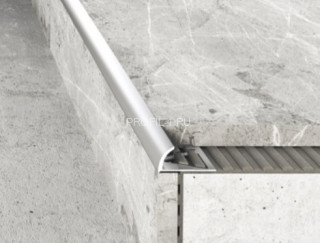 Алюминиевый С-образный профиль 12 мм Effector 3,0 м A 5312.Е01 серебро глянец