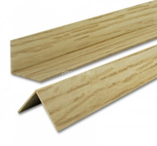 Уголок ПВХ 40х40 Lemal E40 8538 под дерево 2,75 м (25 штук)