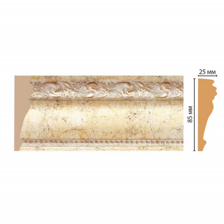 Молдинг DECOMASTER 152-553 ДМ (85x25x2400) цвет Шампань антик Молдинг DECOMASTER 152-553 ДМ (85x25x2400) цвет Шампань антик