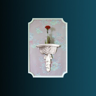 Декоративная полка Perfect K5007 белый полиуретан 308х250х121 мм