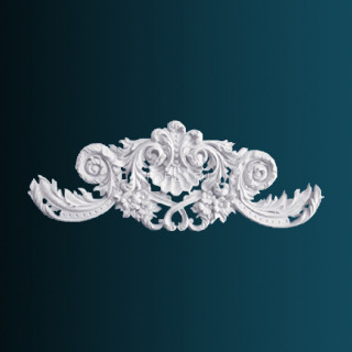 Декоративный орнамент Перфект G2211 белый 400х1060х40 мм