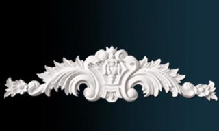Декоративный орнамент Перфект P1003 белый 250х935х36 мм