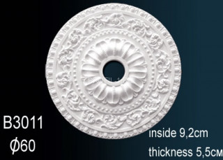 Потолочная розетка Перфект B3011 600 мм