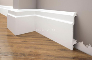 Напольный плинтус 103 мм Cezar Elegance LPC-26 белый 2,44 м Напольный плинтус 103 мм Cezar Elegance LPC-26 белый 2,44 м