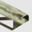 Профиль для плитки С-образный алюминий 8 мм PV13-17 титан блестящий 2,7 м