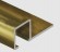 Профиль для плитки П-образный алюминий 12х12 мм PV32-05 золото блестящее 2,7 м