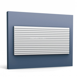 Декоративная стеновая панель 3D Orac Decor WX205 белая полиуретан 13х250 мм 2м