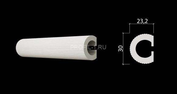 Молдинг Decor-Dizayn DD635(3m) полистирол белый, под покраску 30х23.2х3000 мм Молдинг Decor-Dizayn DD635(3m) полистирол белый, под покраску 30х23.2х3000 мм