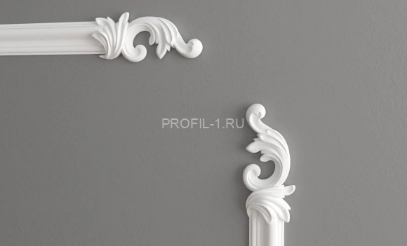 Декоративный элемент Decor-Dizayn H1-DD301 LR полиуретан белый, под покраску 165х71х25 мм Декоративный элемент Decor-Dizayn H1-DD301 LR полиуретан белый, под покраску 165х71х25 мм