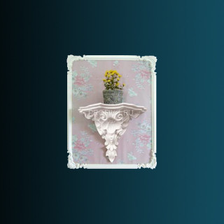 Декоративная полка Perfect K5008 белый полиуретан 530х430х271 мм