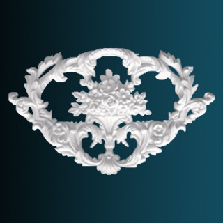 Декоративный орнамент Перфект G2212 белый 187х300х25 мм