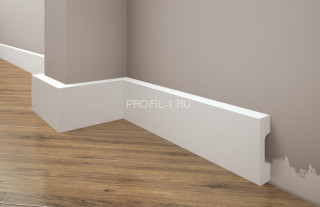 Напольный плинтус 57 мм Cezar Elegance LPC-27 белый 2,44 м Напольный плинтус 57 мм Cezar Elegance LPC-27 белый 2,44 м