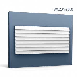 Декоративная стеновая панель 3D Orac Decor WX204-2600 белая полиуретан 16х250 мм