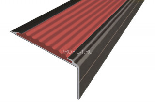 Анодированный порог угловой 26х50 мм противоскользящий АУ-50-Анод коньяк-красный 3,0 м Анодированный порог угловой 26х50 мм противоскользящий АУ-50-Анод коньяк-красный 3,0 м