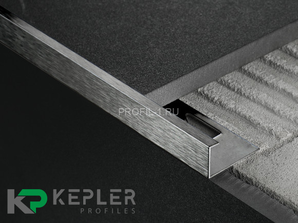 L-профиль 10х5 мм из нержавеющей стали SS 304 FSBP130-10 BS S.S.304 черный сатинированный 2.7 м L-профиль 10х5 мм из нержавеющей стали SS 304 FSBP130-10 BS S.S.304 черный сатинированный 2.7 м