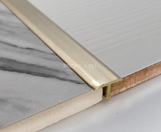 Латунный Т-образный профиль с закругленными краями SP 1409 OS 14х9 шлифованный 2,7м Латунный Т-образный профиль с закругленными краями SP 1409 OS 14х9 шлифованный 2,7м