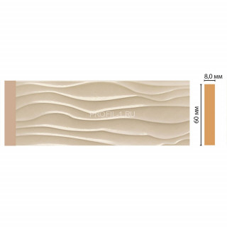 Молдинг DECOMASTER D043-61 ДМ(60x8x2400) цвет Бежевый глянец Молдинг DECOMASTER D043-61 ДМ(60x8x2400) цвет Бежевый глянец