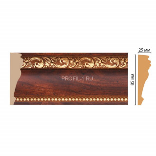 Молдинг DECOMASTER 152-1084 ДМ (85x25x2400) цвет Красное дерево с золотом Молдинг DECOMASTER 152-1084 ДМ (85x25x2400) цвет Красное дерево с золотом