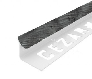 Внутренний угол ПВХ закладной для плитки 10 мм Cezar 223 Серебряный гранит 2,5 м (10 штук) Внутренний угол ПВХ закладной для плитки 10 мм Cezar 223 Серебряный гранит 2,5 м (10 штук)