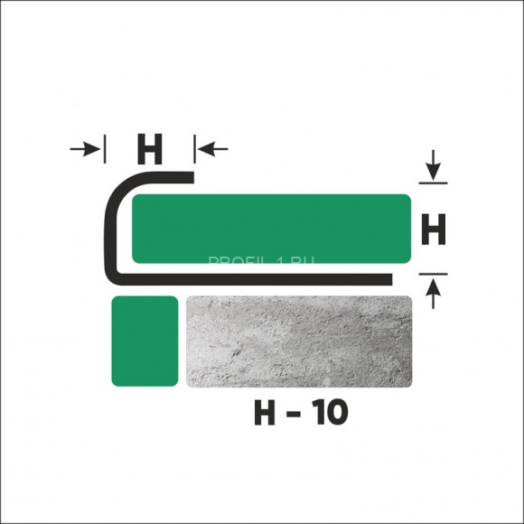 С-профиль из нержавеющей стали 10 мм FR 10 S сатинированная сталь 270 см С-профиль из нержавеющей стали 10 мм FR 10 S сатинированная сталь 270 см